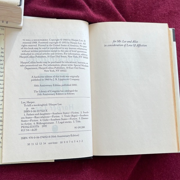 To Kill a Mockingbird by Harper Lee 50th Anniversary Edition - Picture 2 of 3
